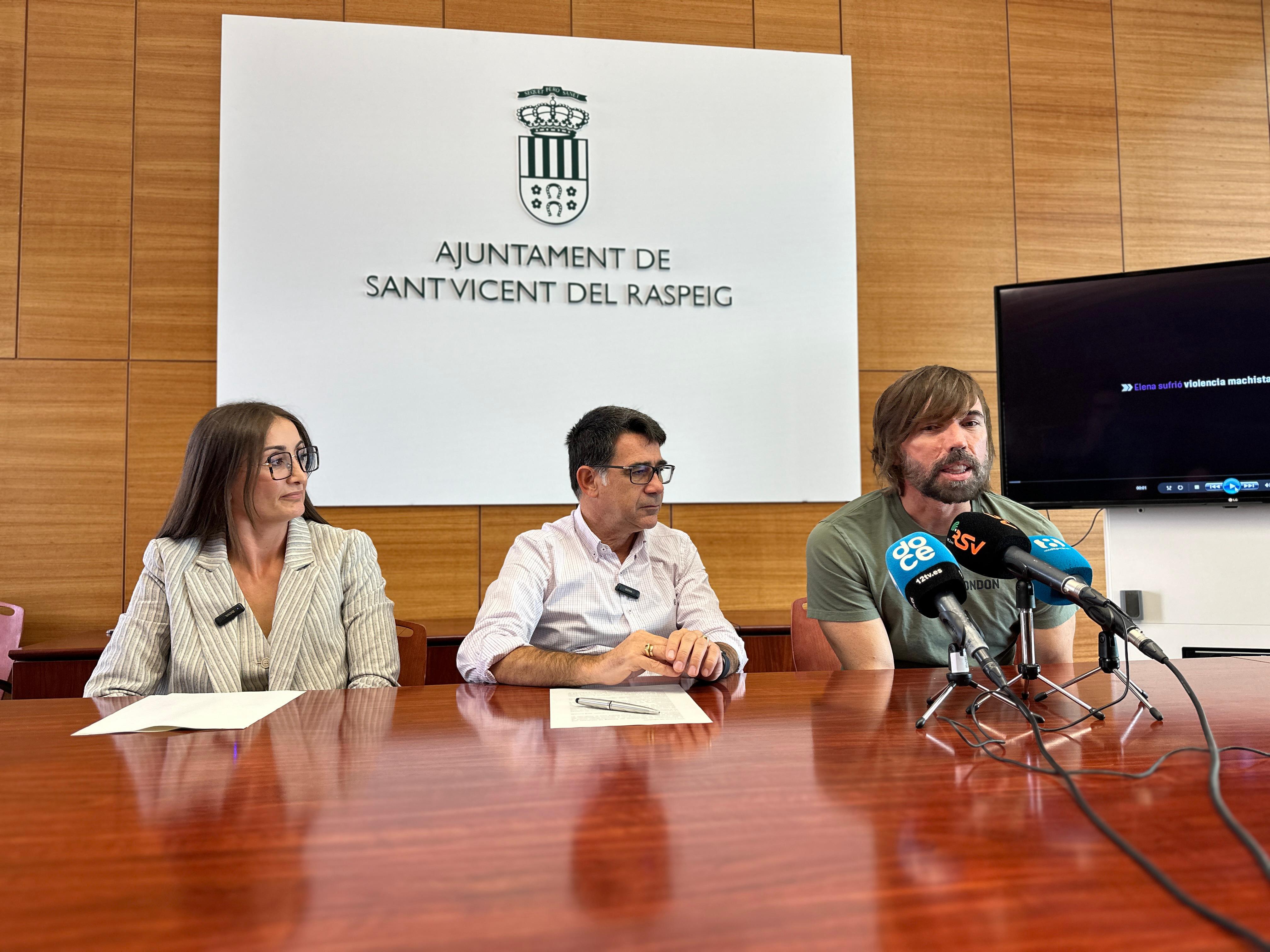 Presentació del vídeo de violència de gènere a Sant Vicent