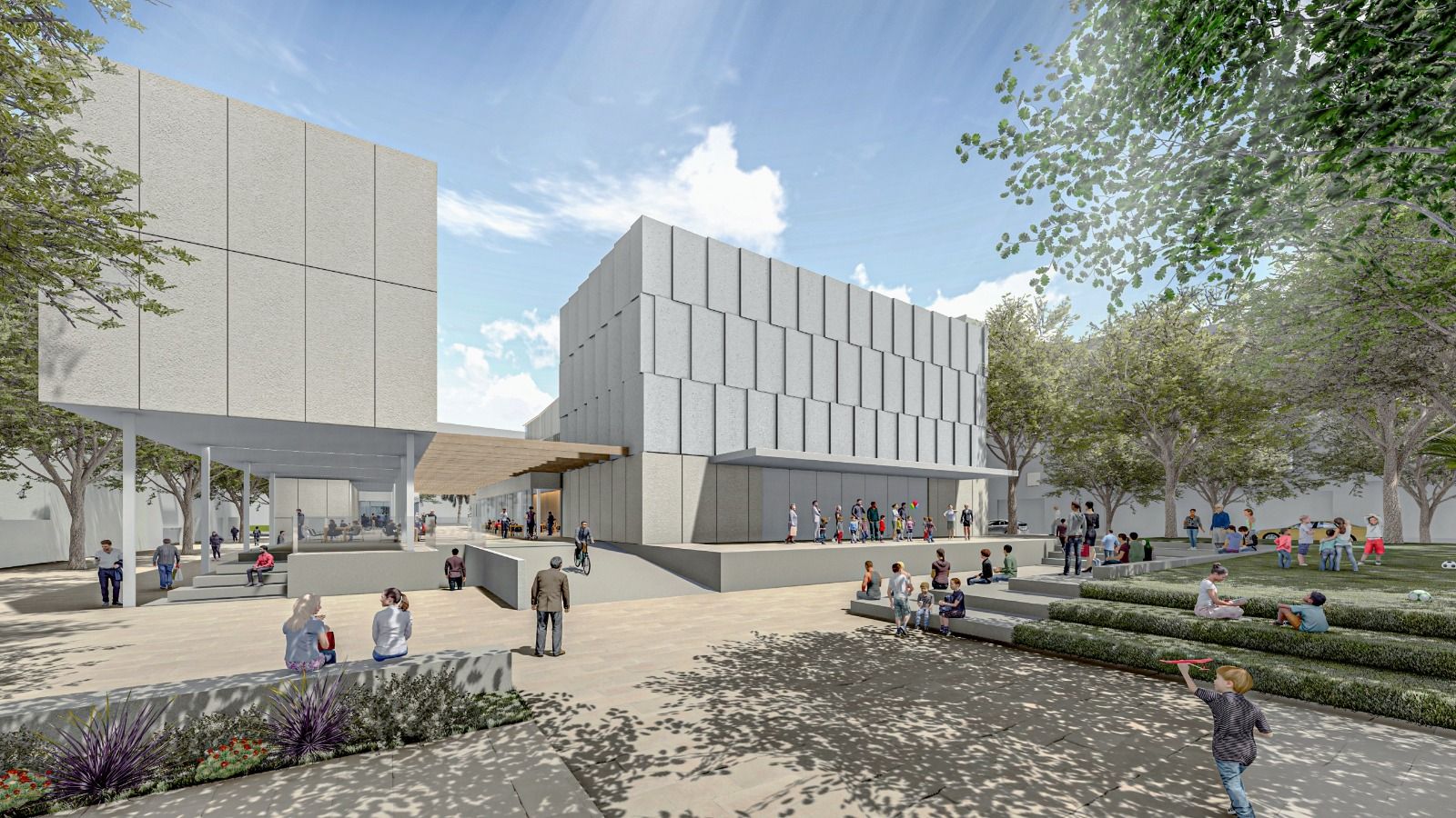 Recreación del nuevo centro cultural en Elche