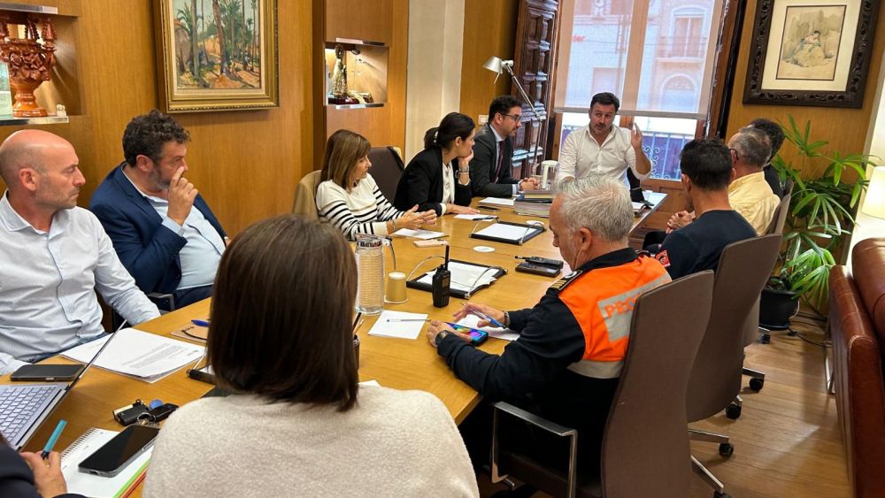 Reunión de urgencia del comité de evaluación sobre la situación metereológica en Elche