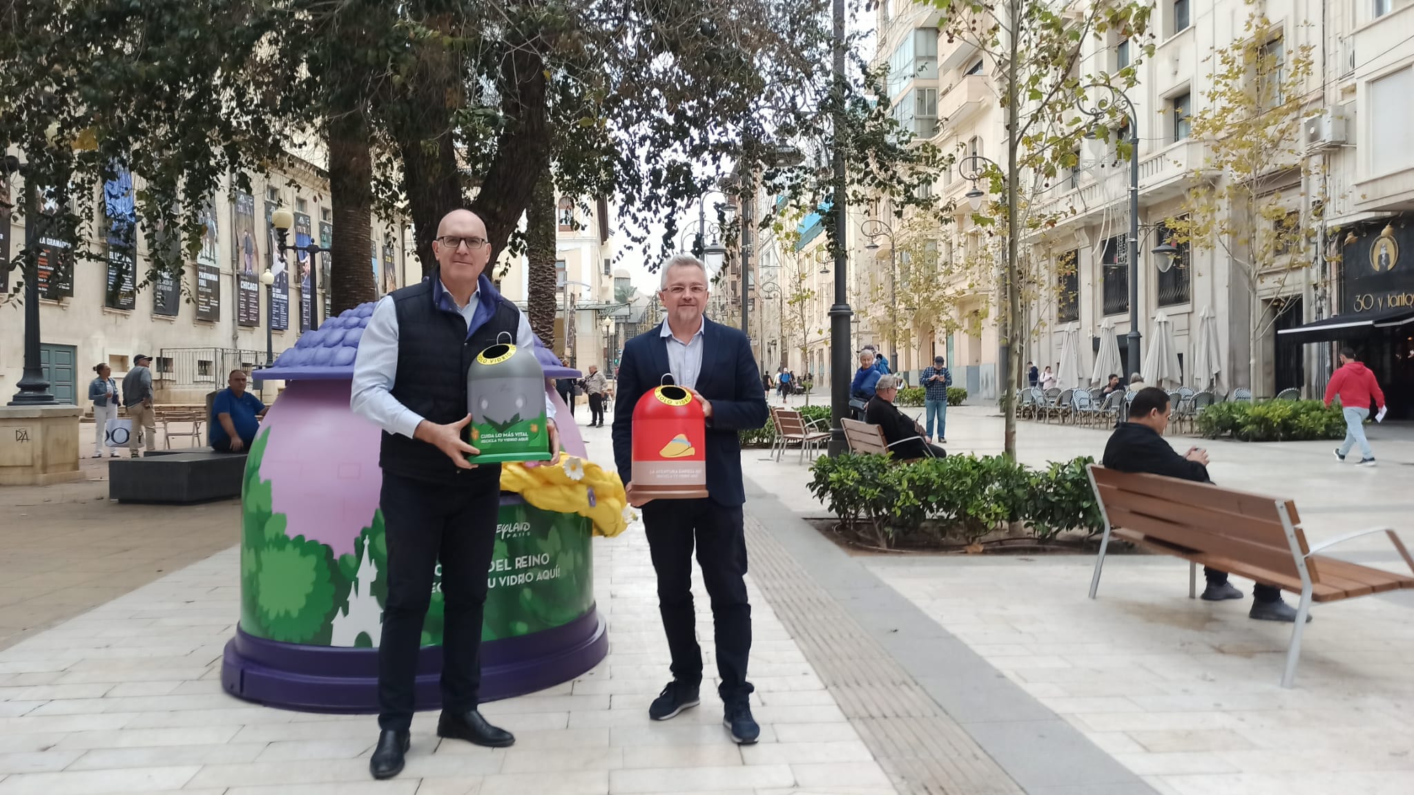 Campaña de reciclaje de vidrio de Alicante