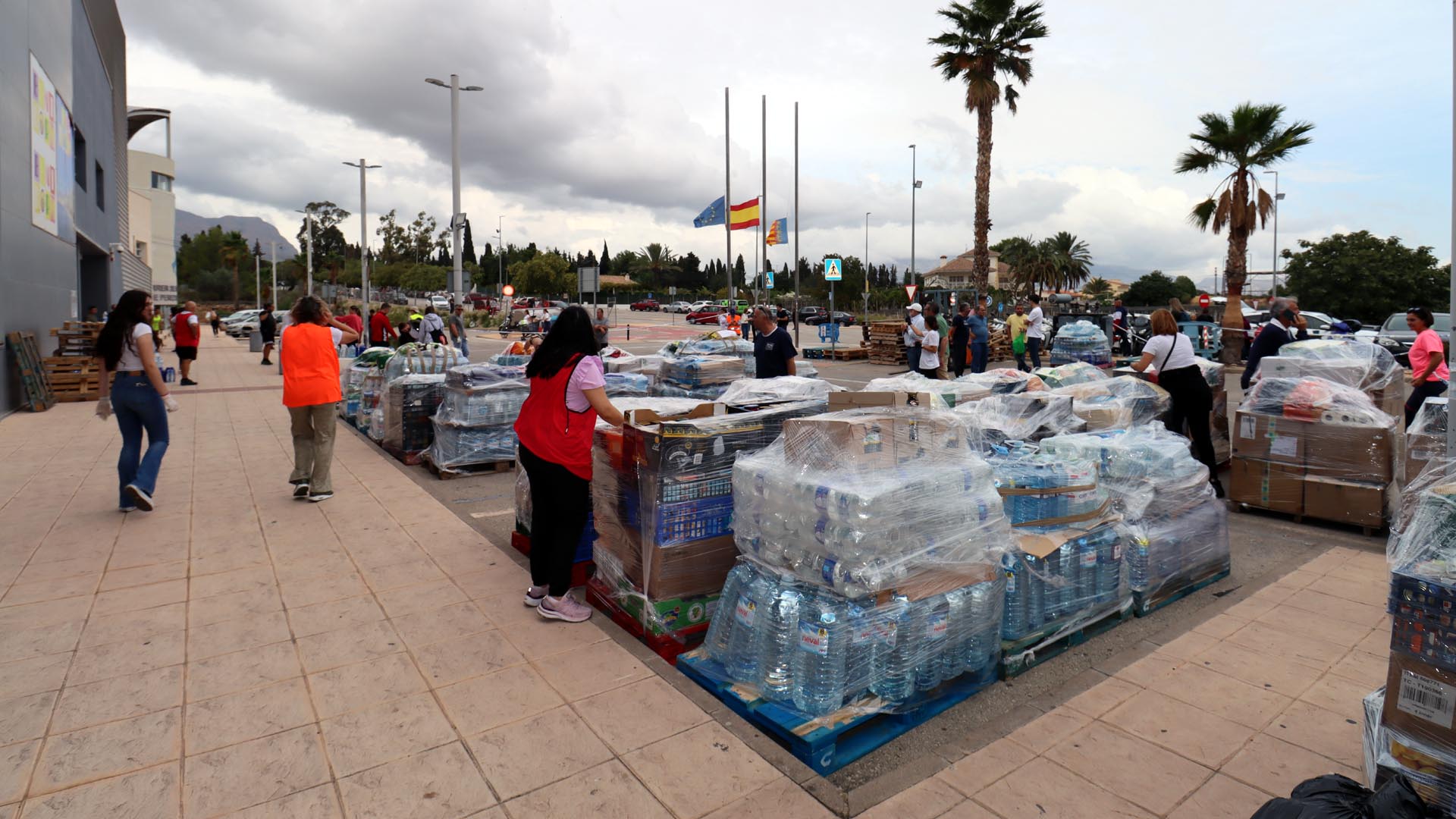 Ajudes arreplegades a la ciutat de Benidorm