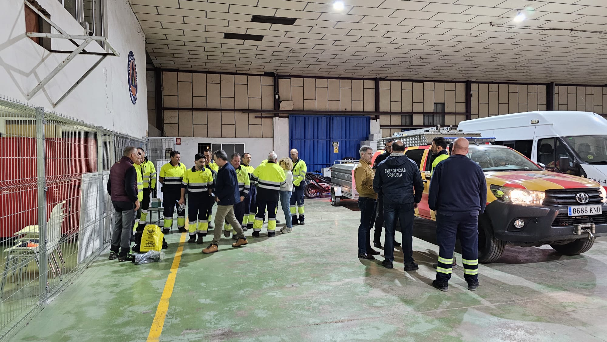 Dispositivo de emergencia de Orihuela