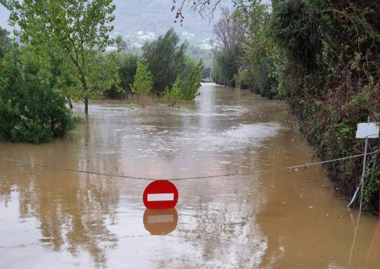 Desbordament del Barranc de la Barranquera a Xàbia