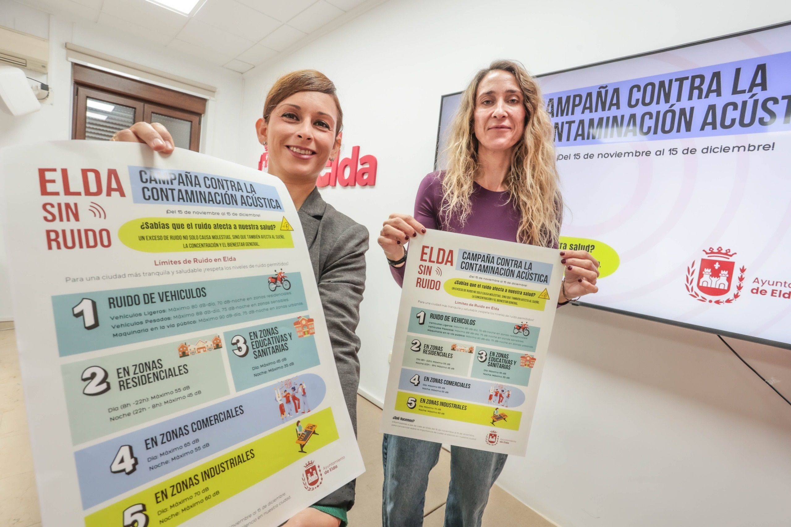 Campanya de conscienciació del soroll a Elda