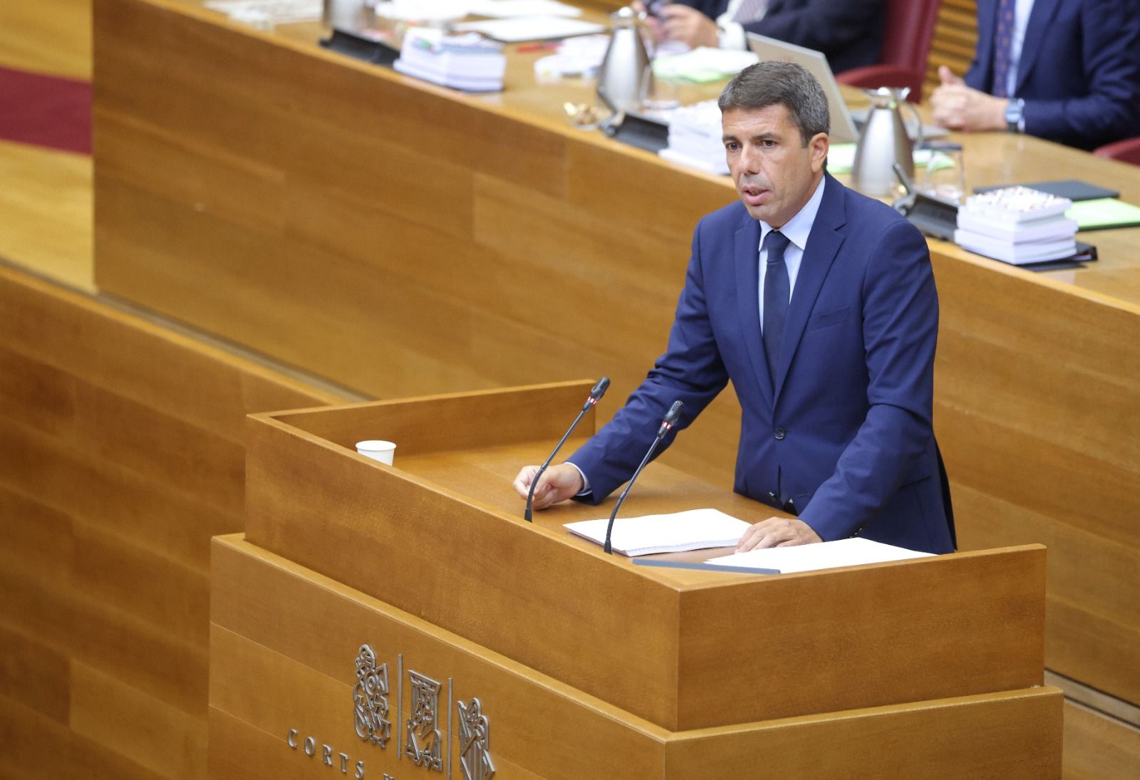 El president de la Generalitat, Carlos Mazón