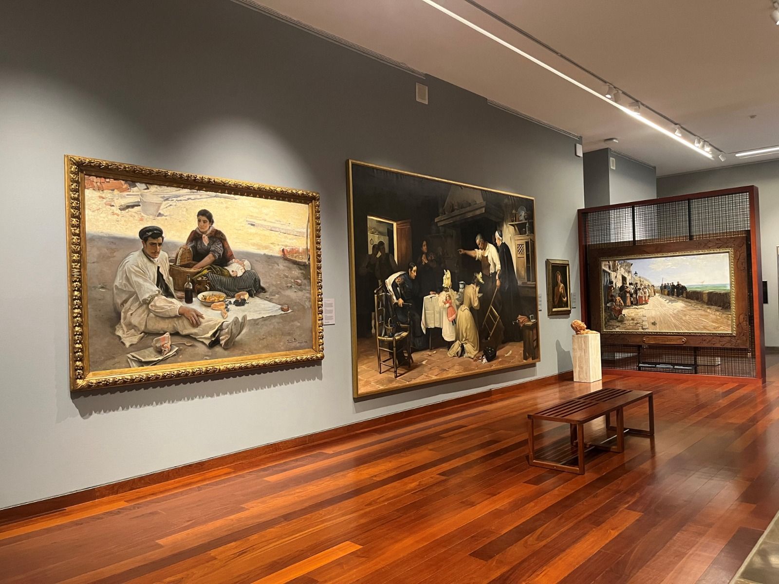 Obra La Doce en la sala del Mubag