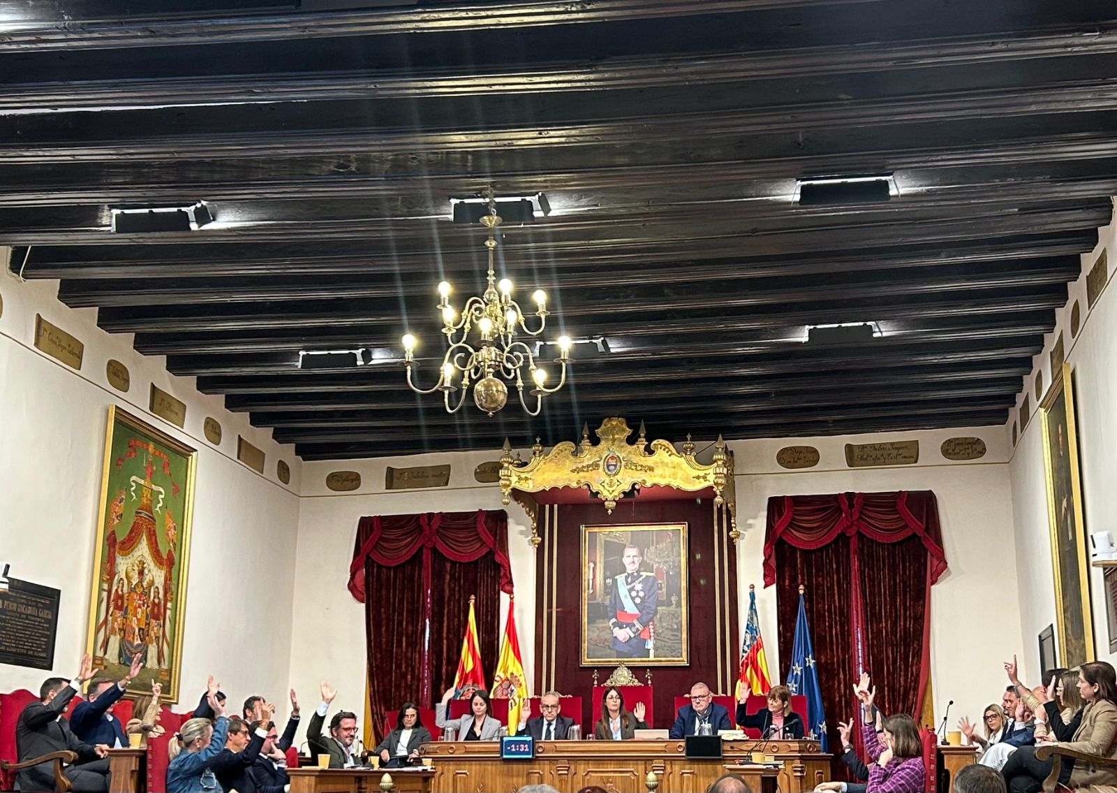 Ple de novembre de l'Ajuntament d'Elx