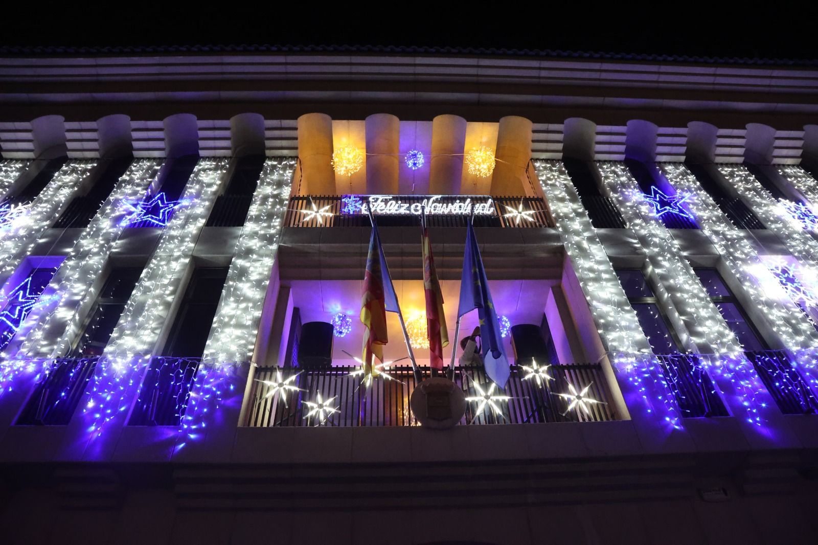 Encés de les llums de Nadal a Sant Joan