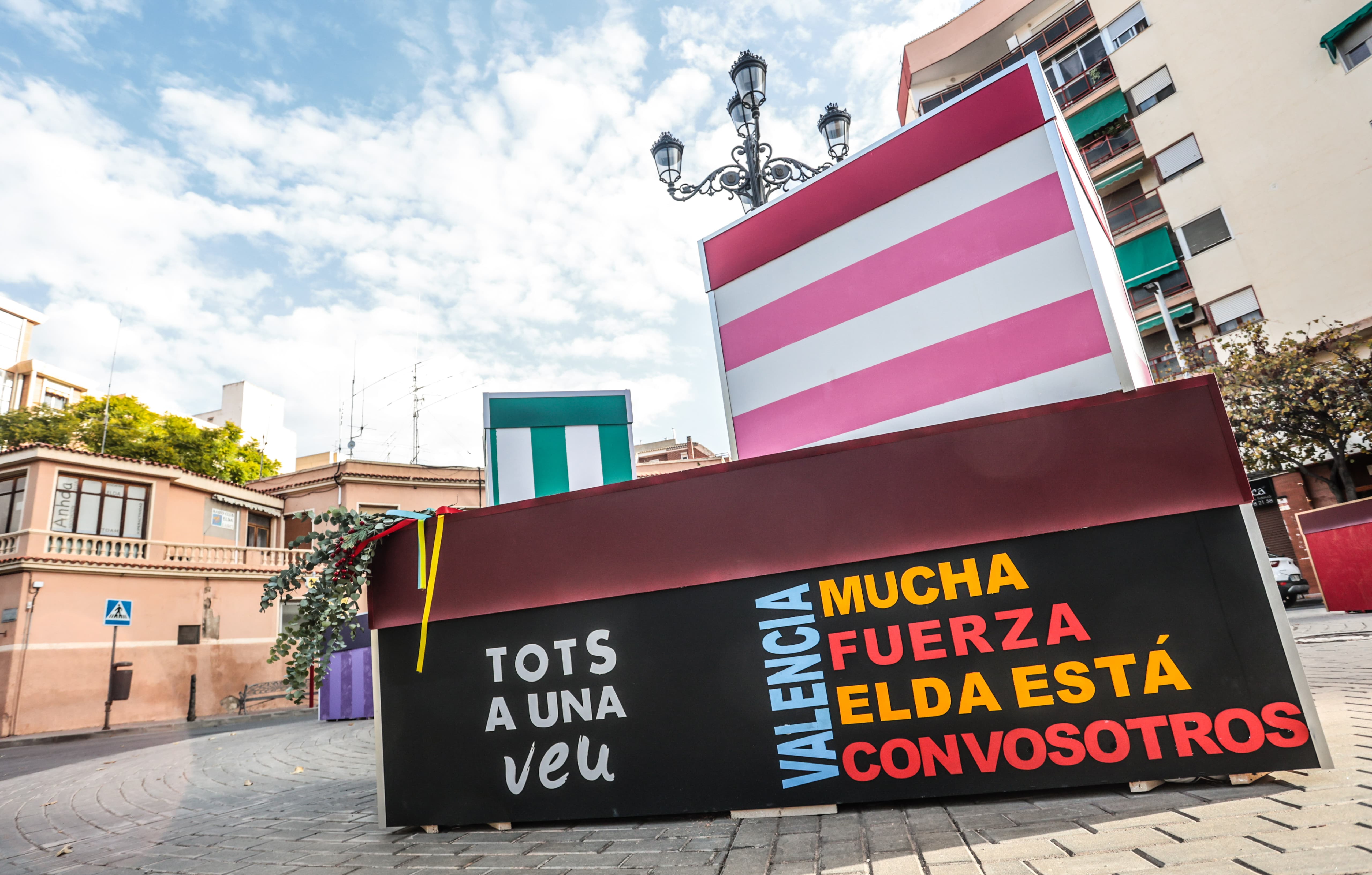 Decoració nadalenca solidària a Elda