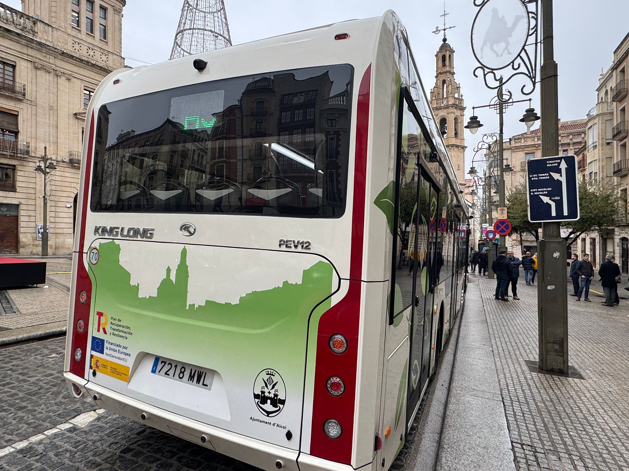 Nou autobús eleèctric d'Alcoi