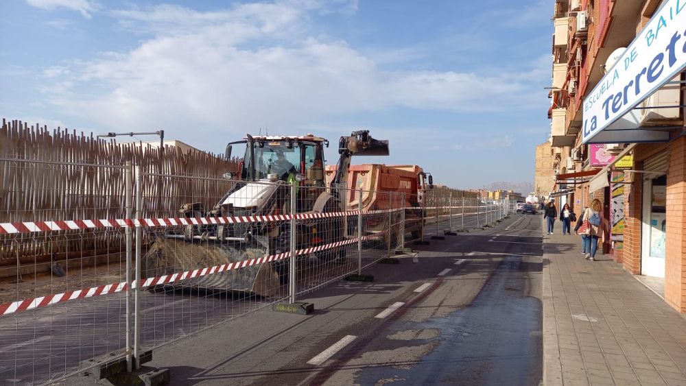 Obras de acondicionamiento de las paradas rápidas en Bono Guarner