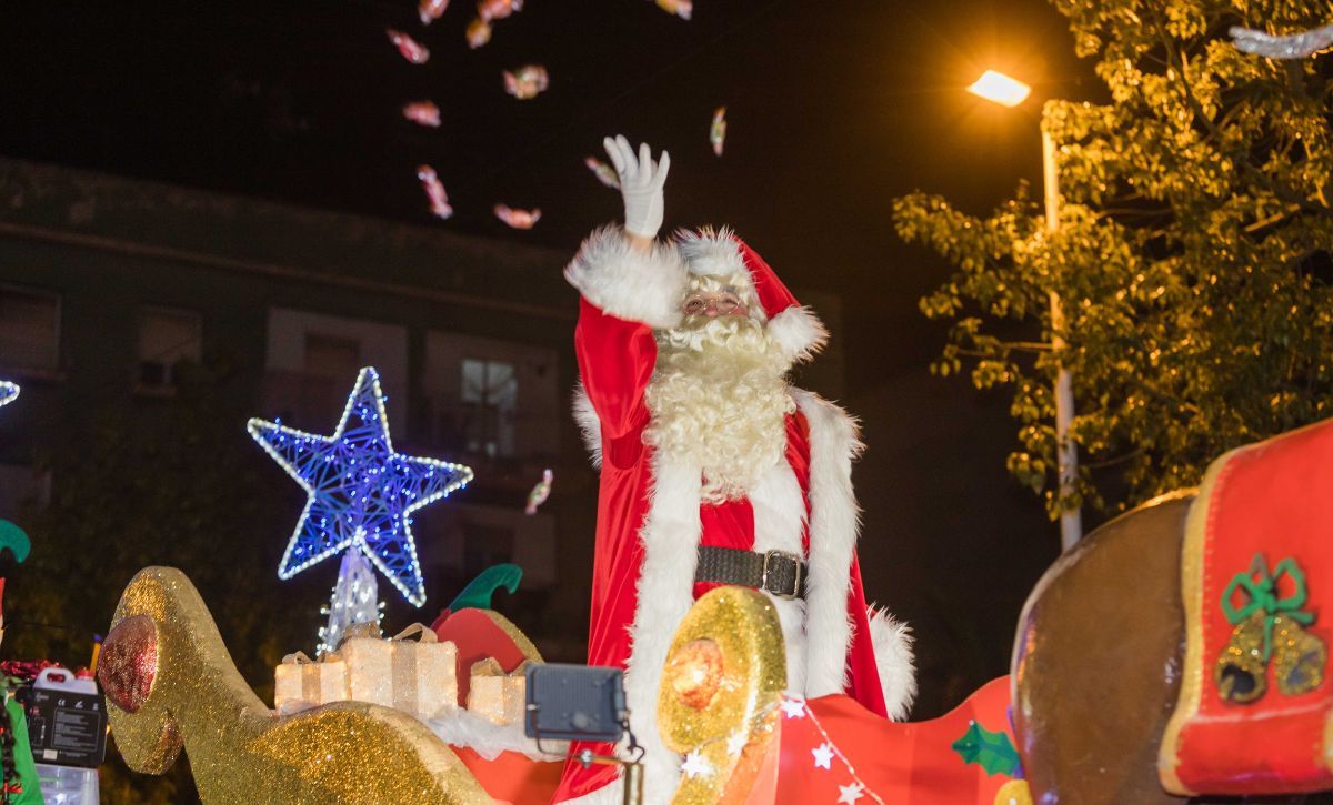 Desfile de Papá Noel en Elche