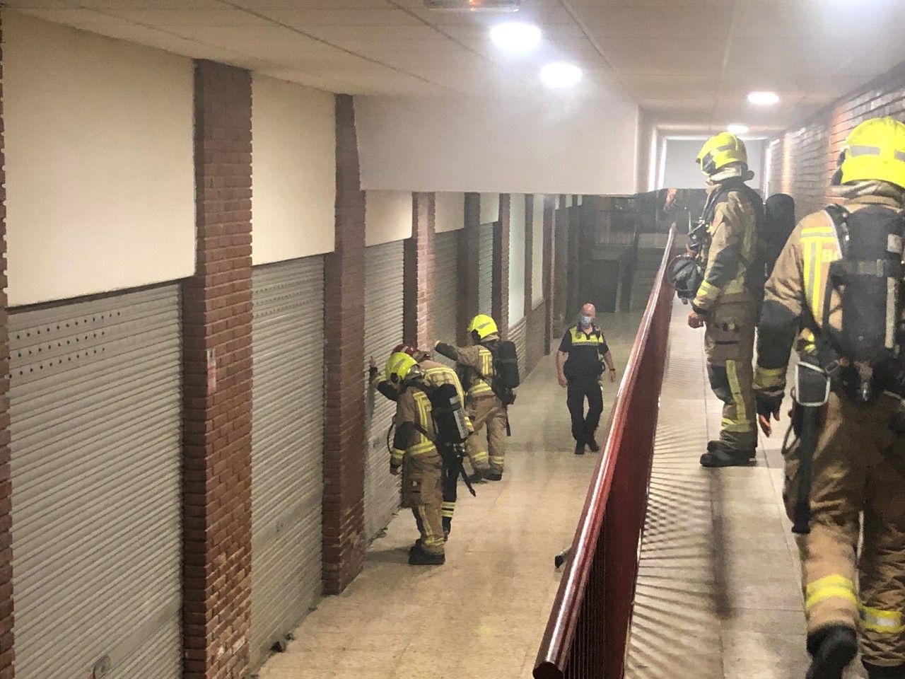 Bombers d'Alacant en una intervenció