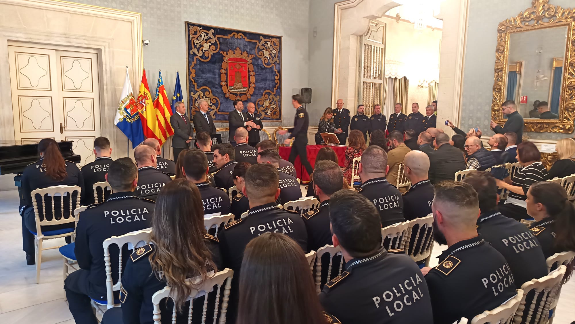 Presa de possessió d'agents de la Policia Local d'Alacant