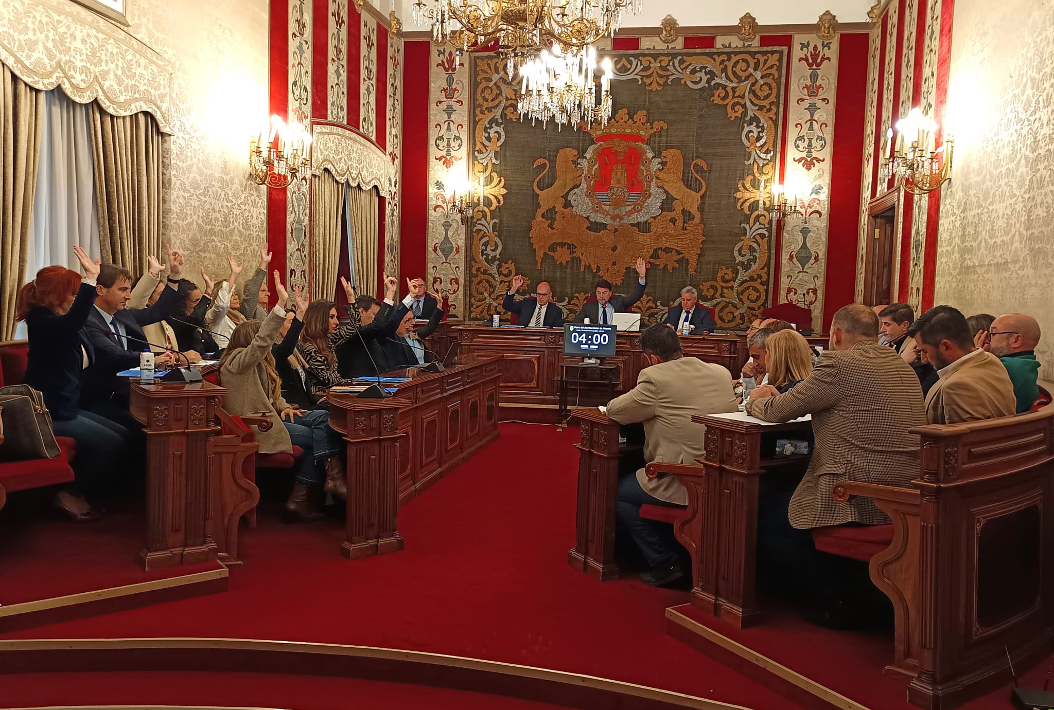 Ple Extraordinari del 30 de desembre d'Alacant