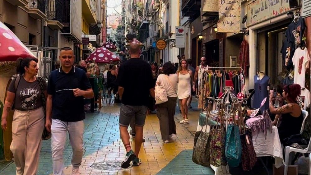 Carrer comercial de Sant Francesc a Alacant