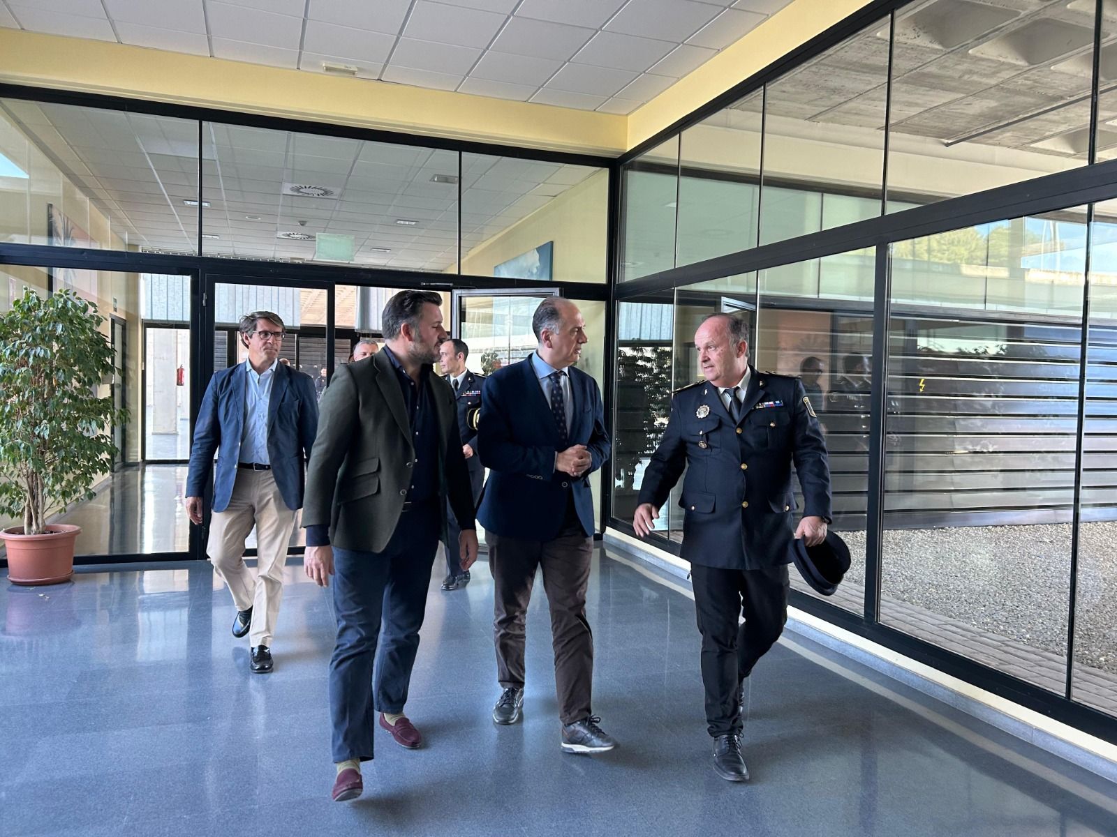 Visita del conseller d'Emergències a Elx