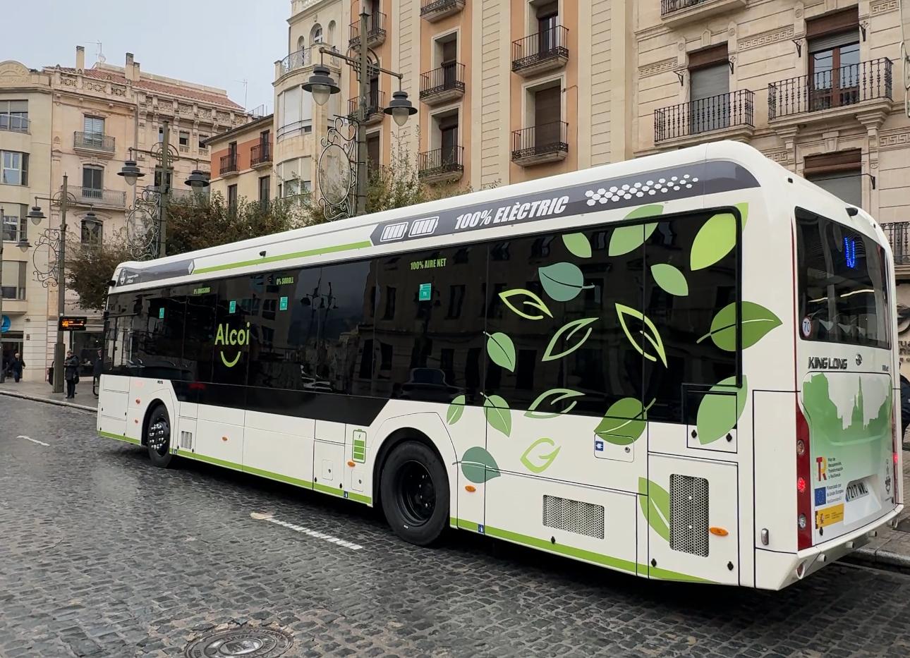 Nous autobusos elèctrics a Alcoi