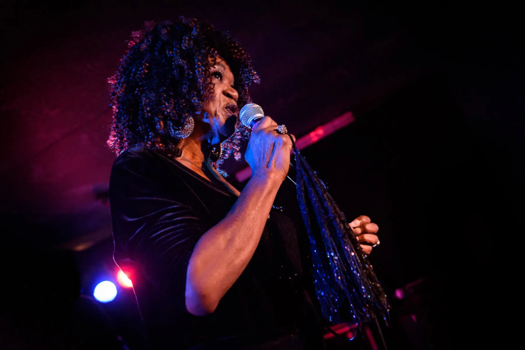 La vocalista de jazz Trudy Lynn en concert