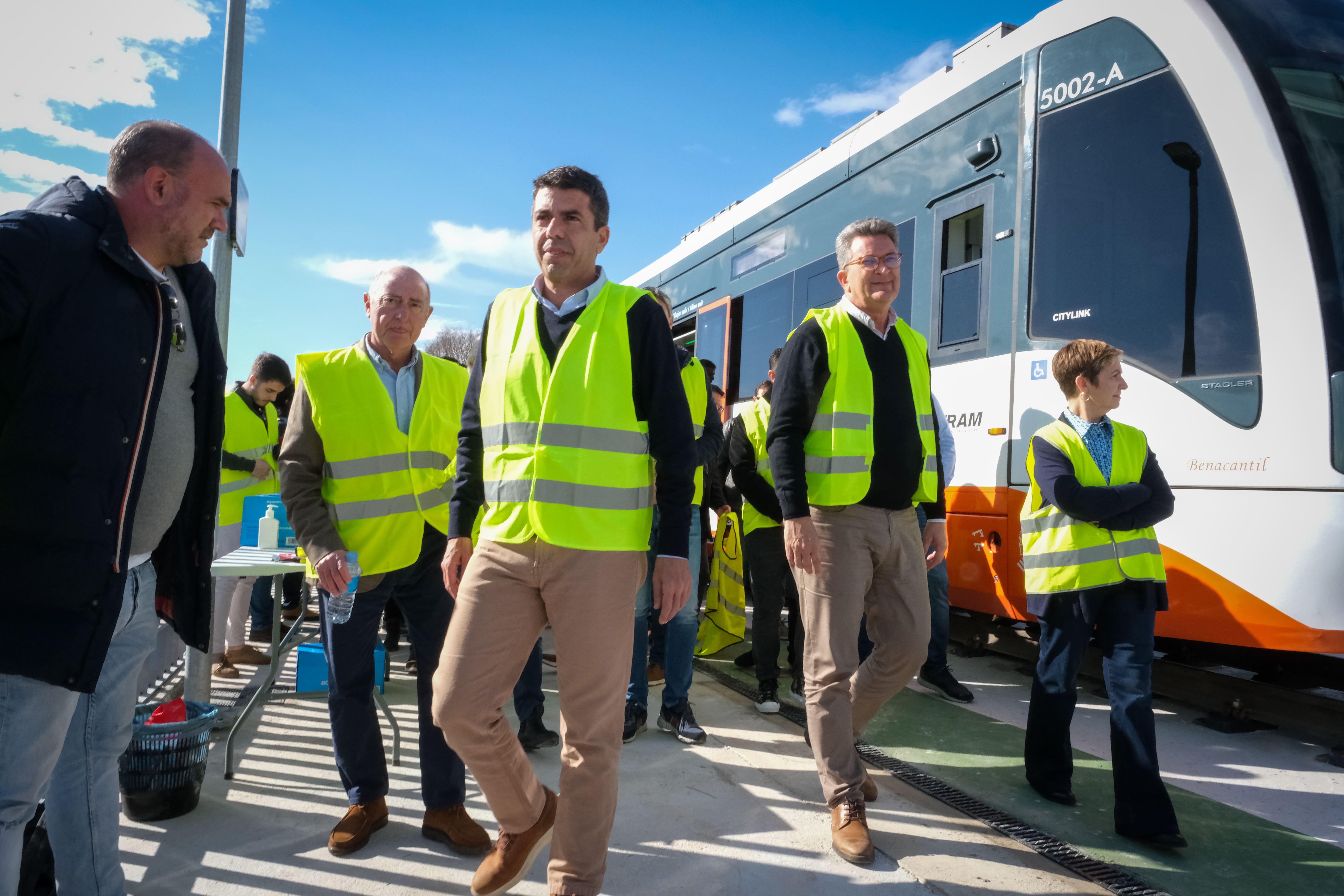 Visita a las obras del TRAM 