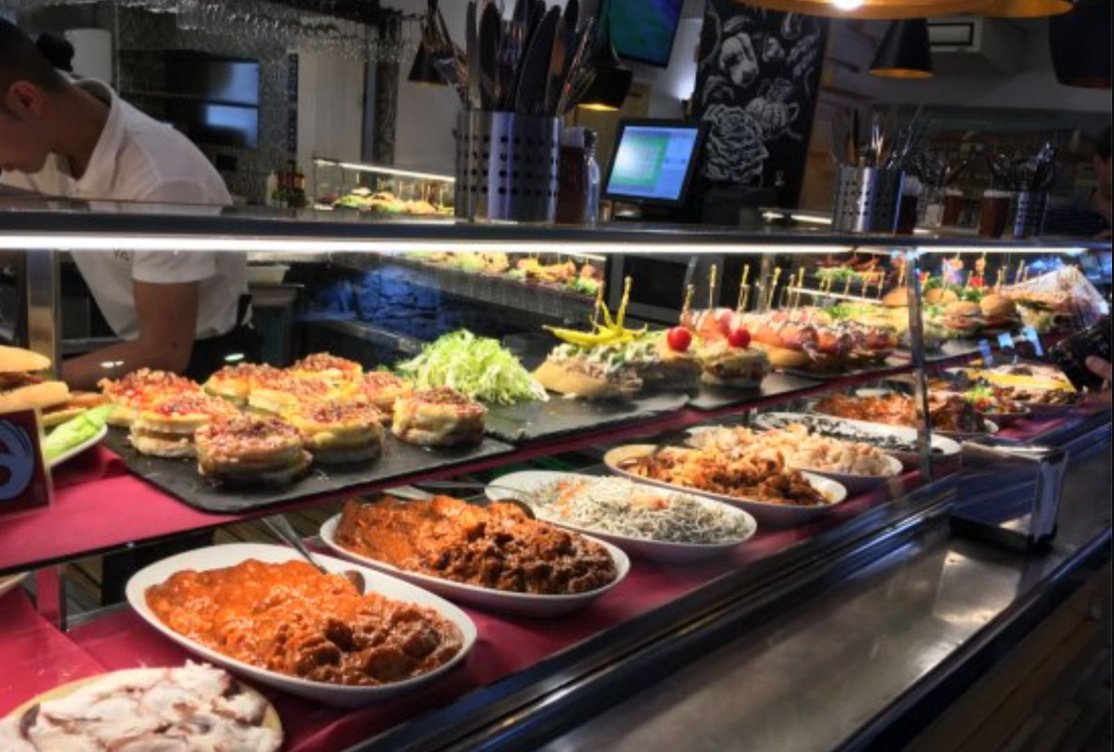 Un restaurant de la zona de pinxos a Benidorm