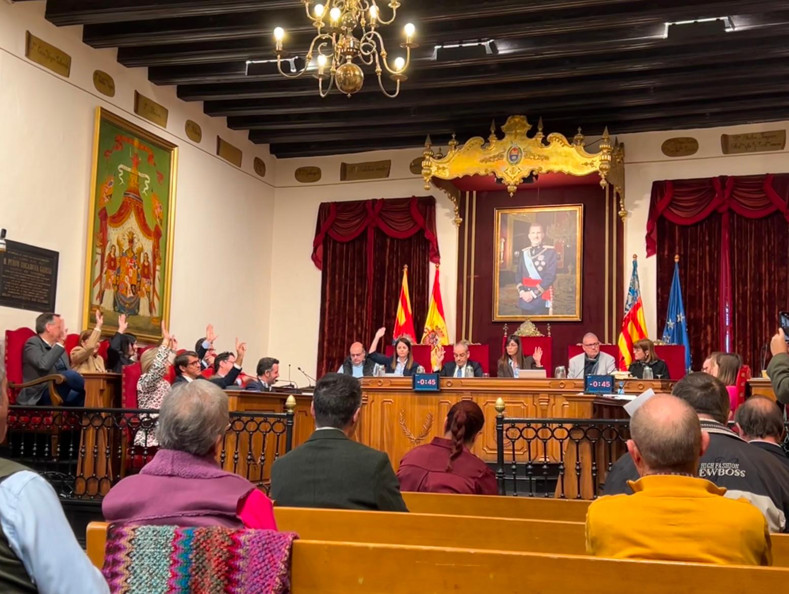 Pleno de enero de 2025 del Ayuntamiento de Elche