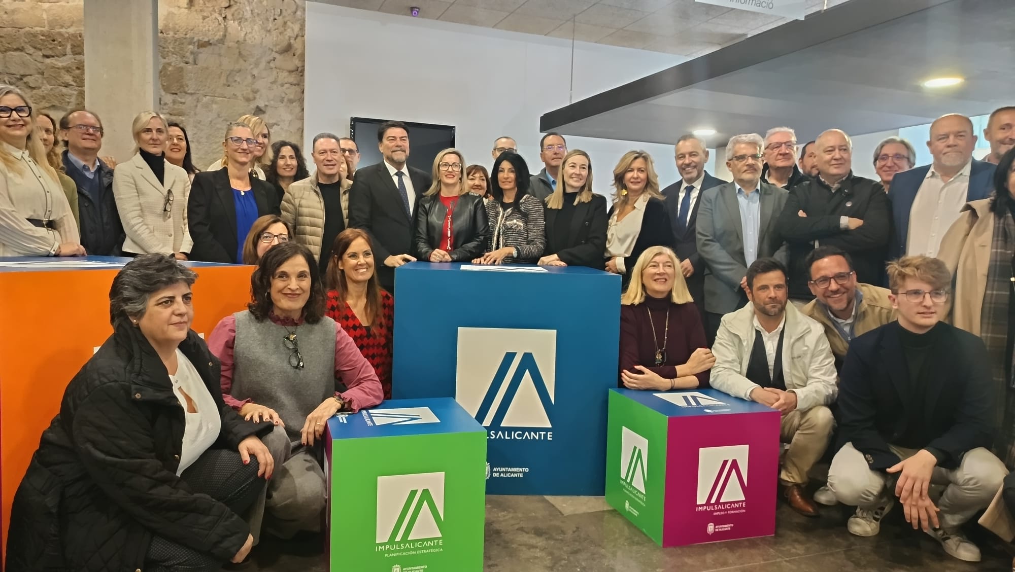 Equip de lmpulsalicante en el 25 Aniversari