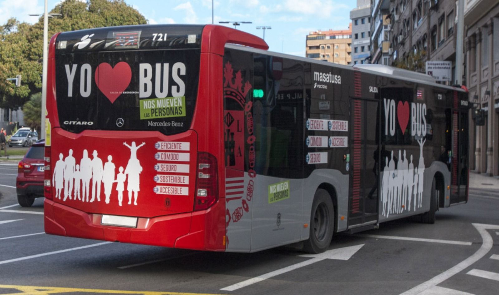 Autobús urbà a la ciutat d'Alacant