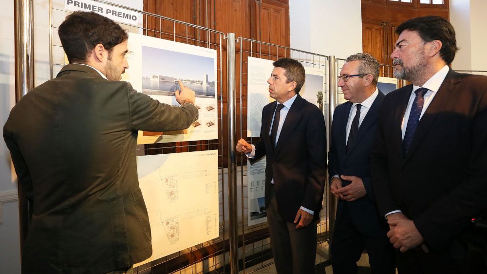 Exposición de los anteproyectos del Centro de Congresos de Alicante