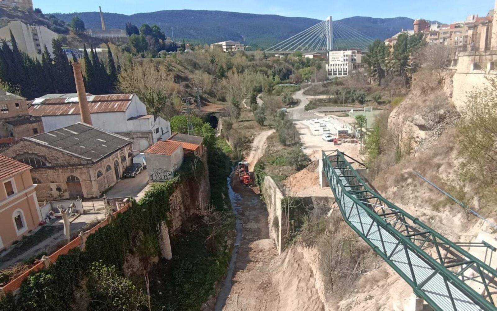 Llit del río Barxell al seu pas per Alcoi