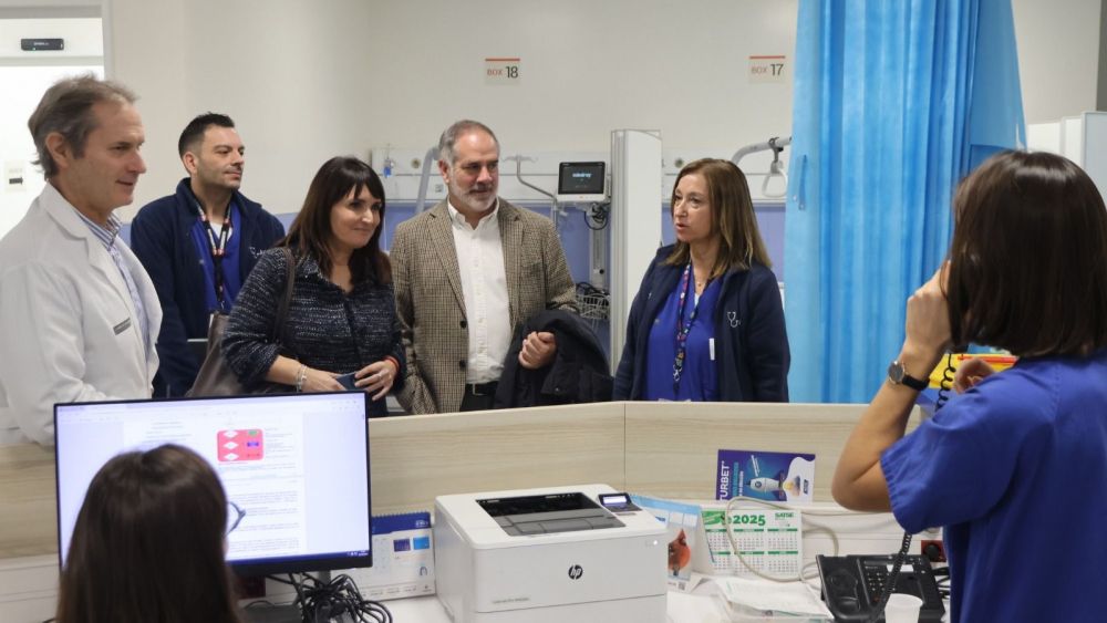 Visita a la nueva zona de Urgencias del Hospital de Sant Joan