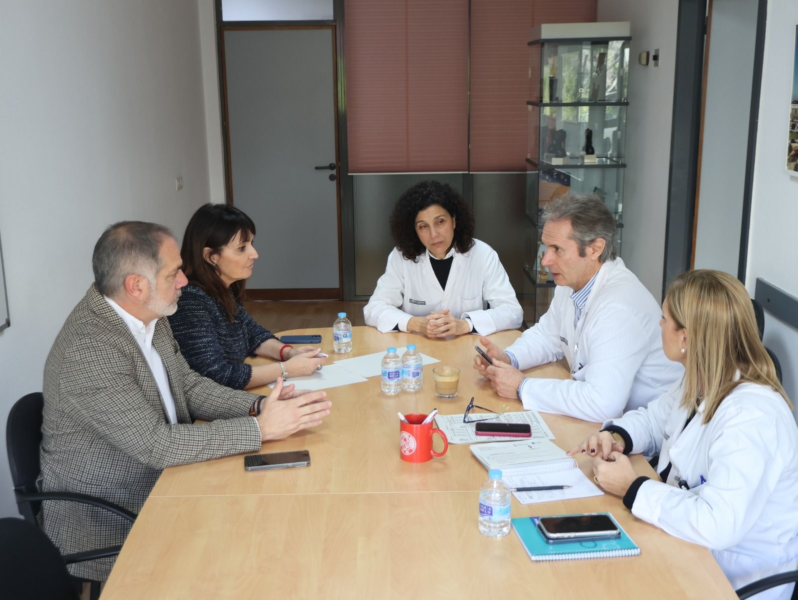Reunió de l'alcalde amb la direcció de l'Hospital de Sant Joan
