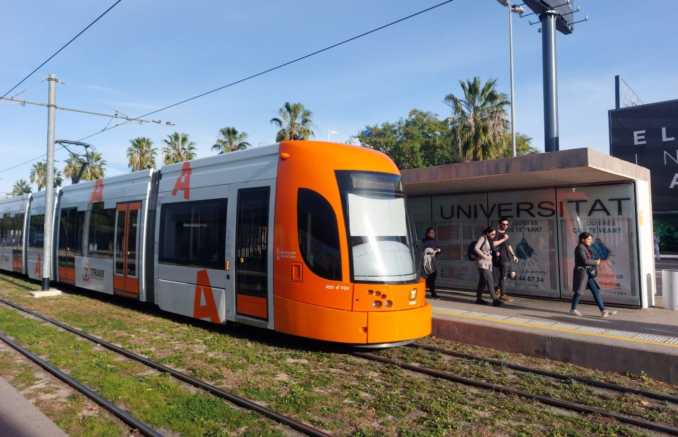 Parada de la UA del TRAM d'Alacant