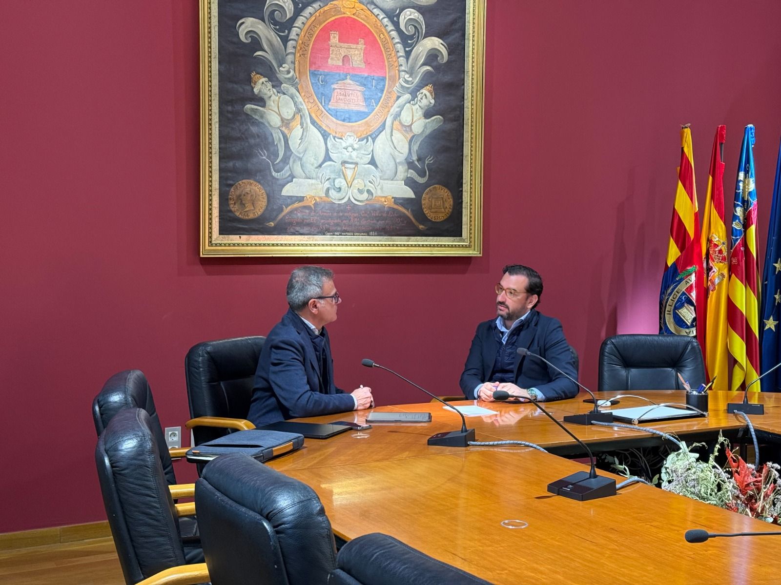 Reunió de l'Ajuntament d'Elx i Generalitat en matèria d'innovació
