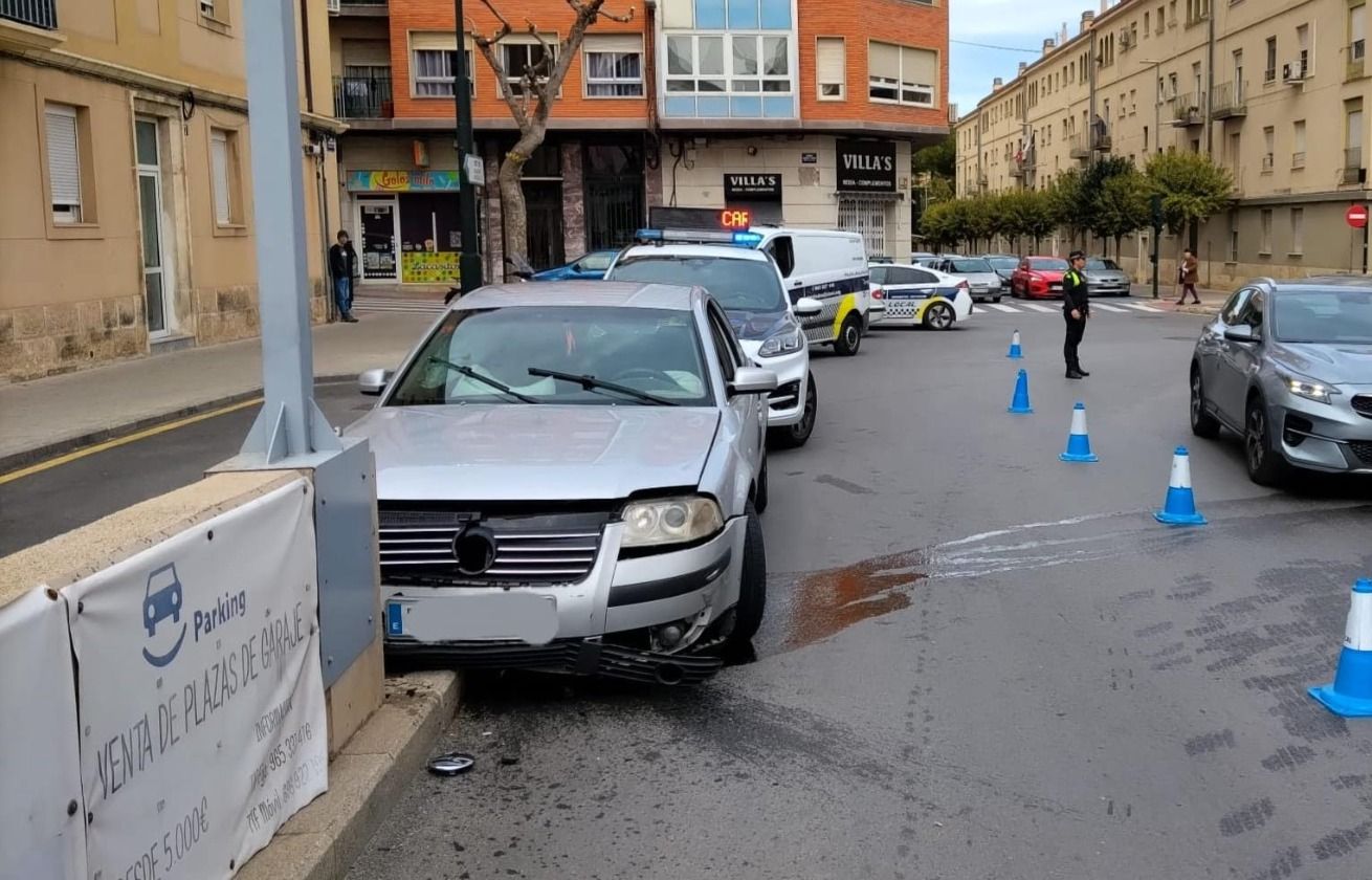 Un accidente en Alcoy