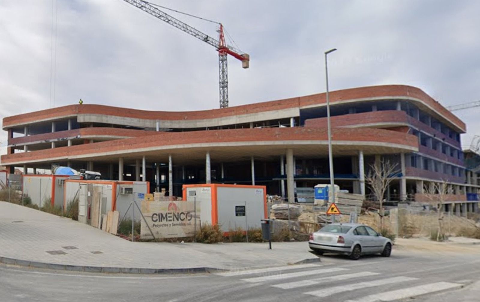Obras del futuro hospital privado de Vistahermosa en Alicante