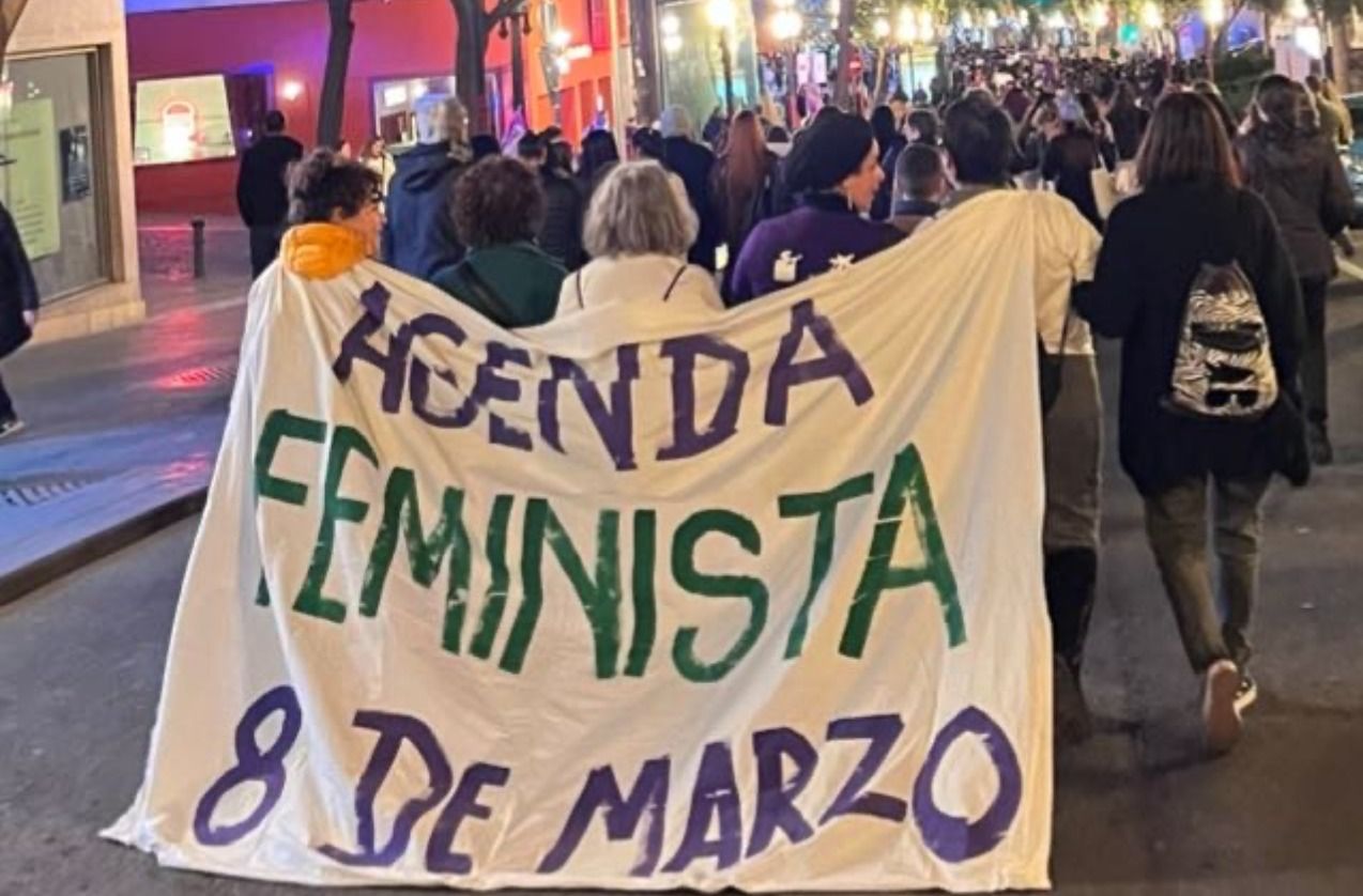 Manifestación del 8M en Alicante (Foto: Alianza de Mujeres Feministas de Alicante)