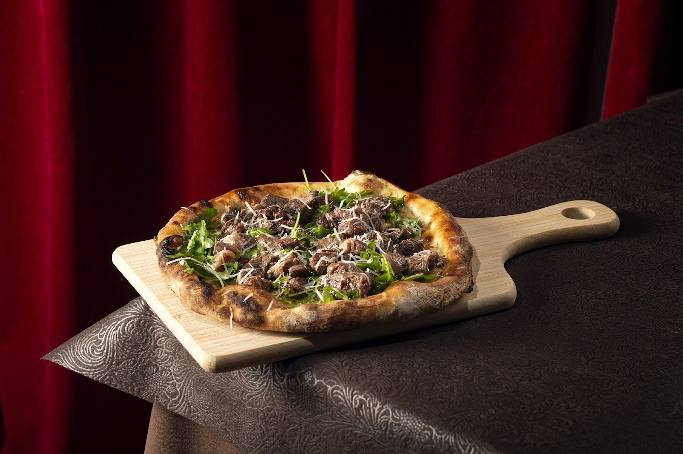 Pizza del restaurant Lampadini de Villena a Alacant