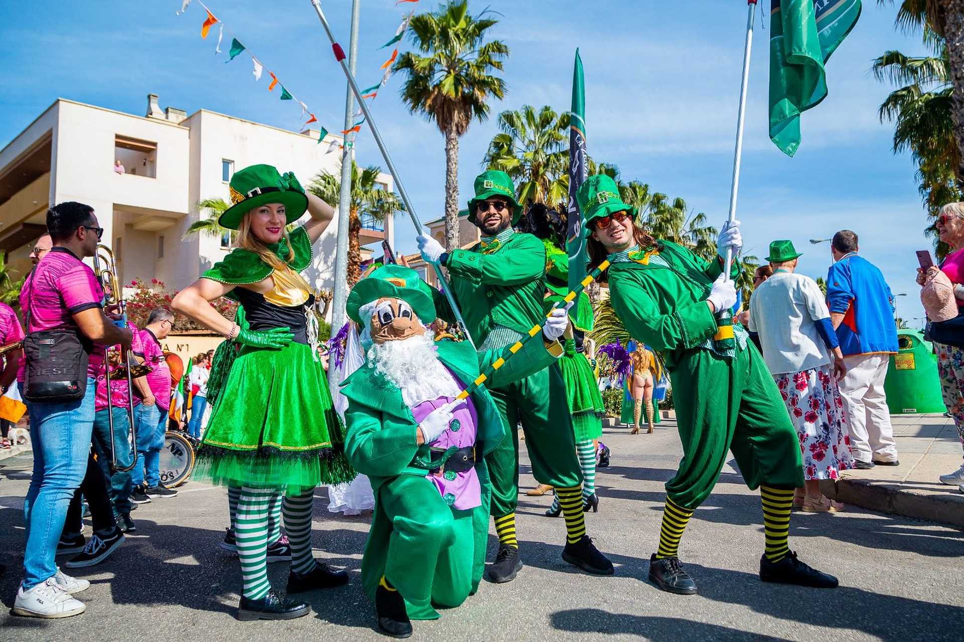 Desfile de Saint Patrick en Orihuela