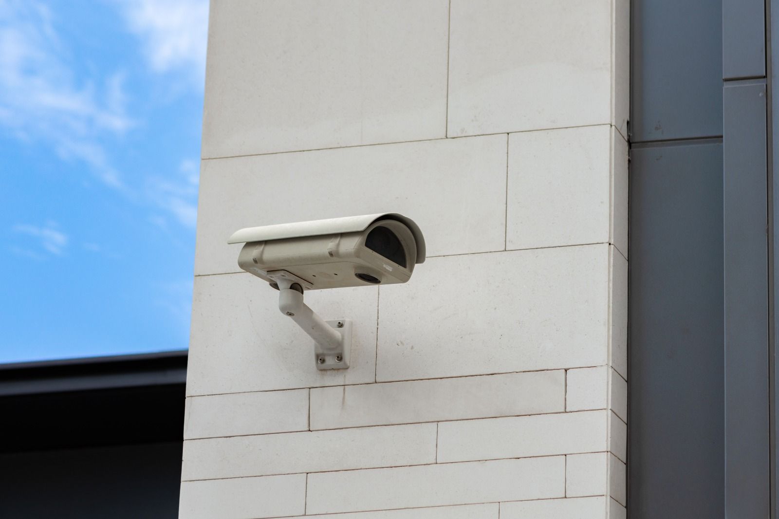 Càmera de vigilància en ciutat