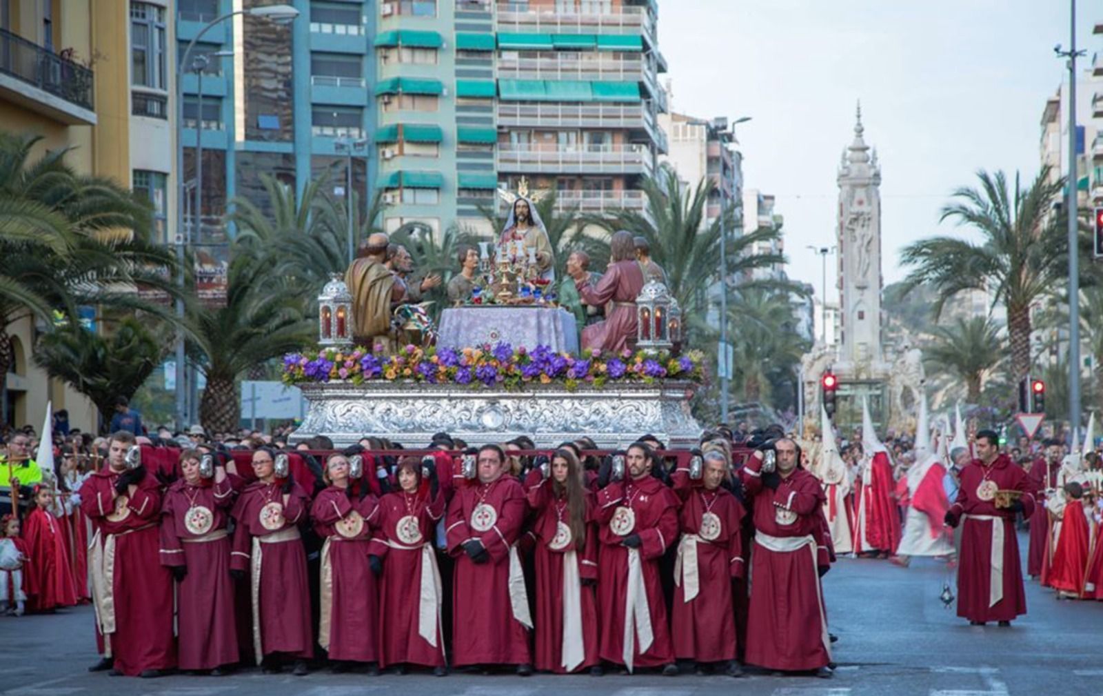 Procesión de la Santa Cena en Alicante