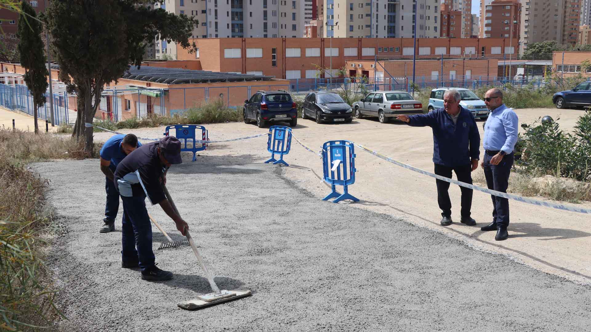 Nou accés a l'aparcament dissuasiu de Benidorm