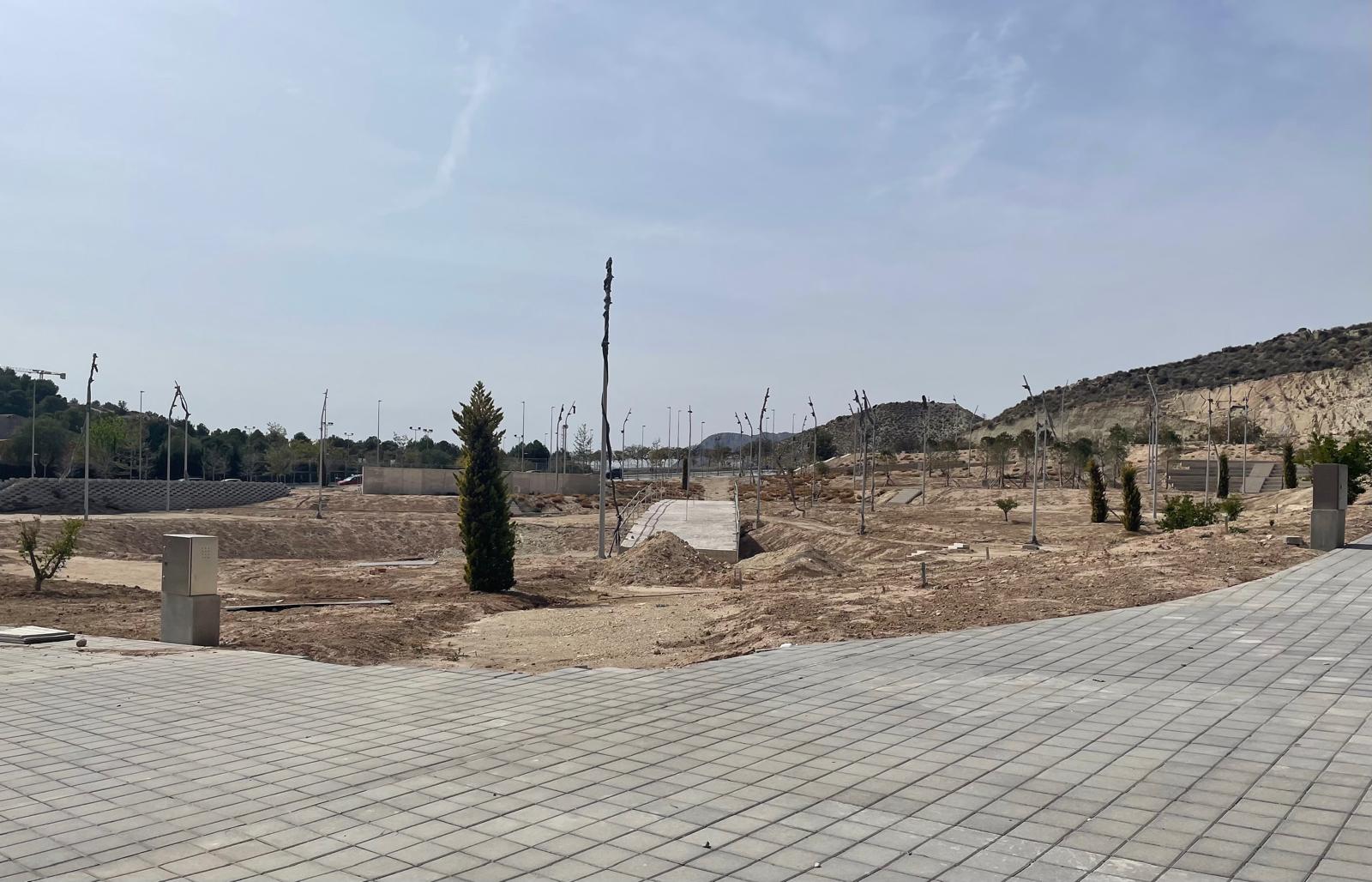 Estado actual del parque de La Torreta