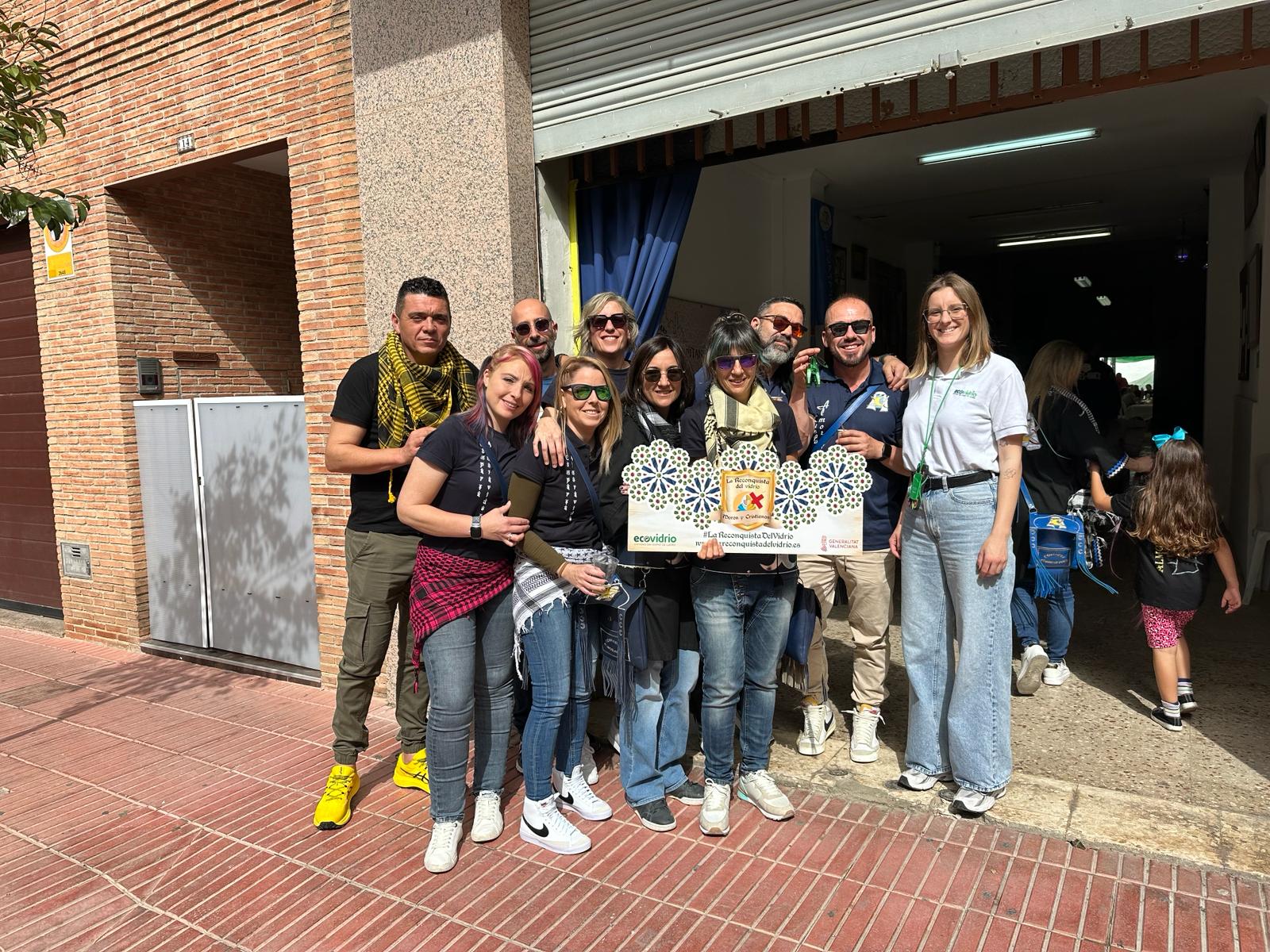 Reciclatge en els Moros i Cristians de Sant Vicent