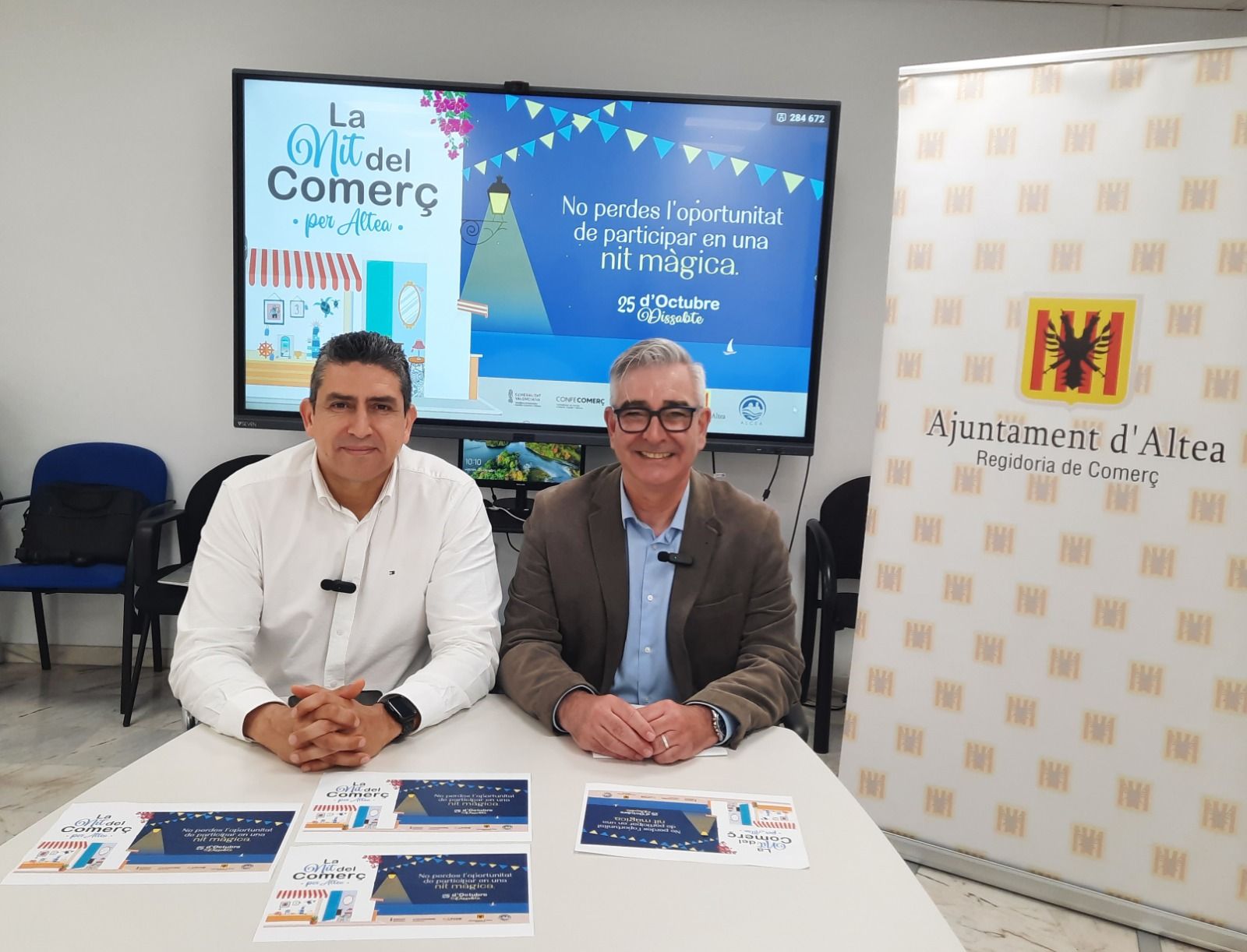 Presentació de La Nit del Comerç d'Altea