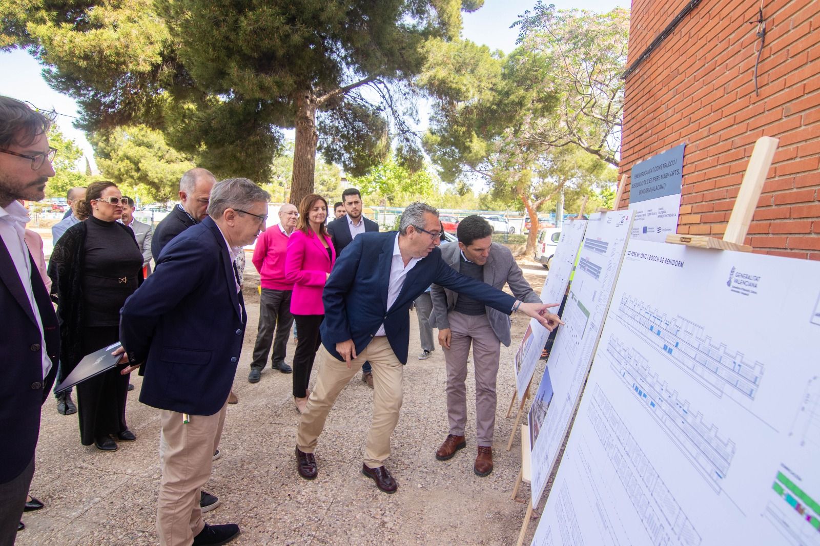 Rovira i Pérez presenten el projecte del nou institut a Benidorm