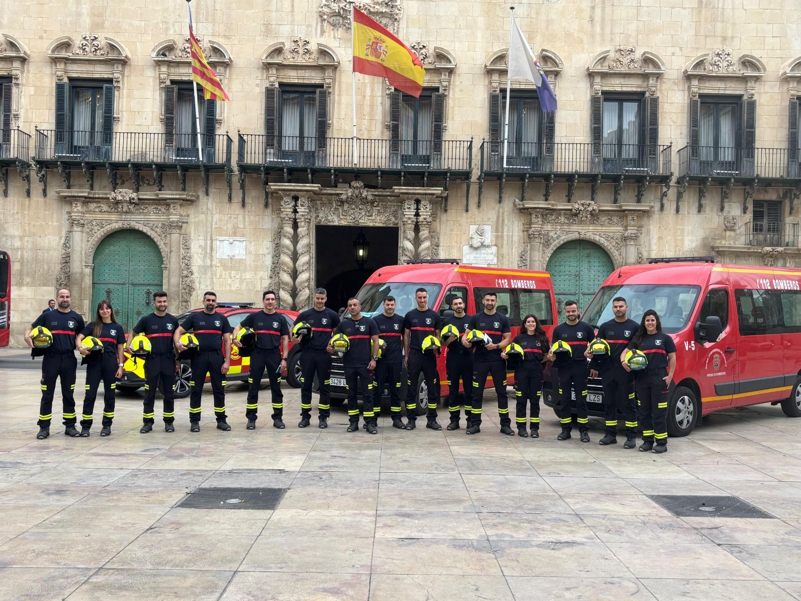 Nuevos bomberos del SPEIS de Alicante