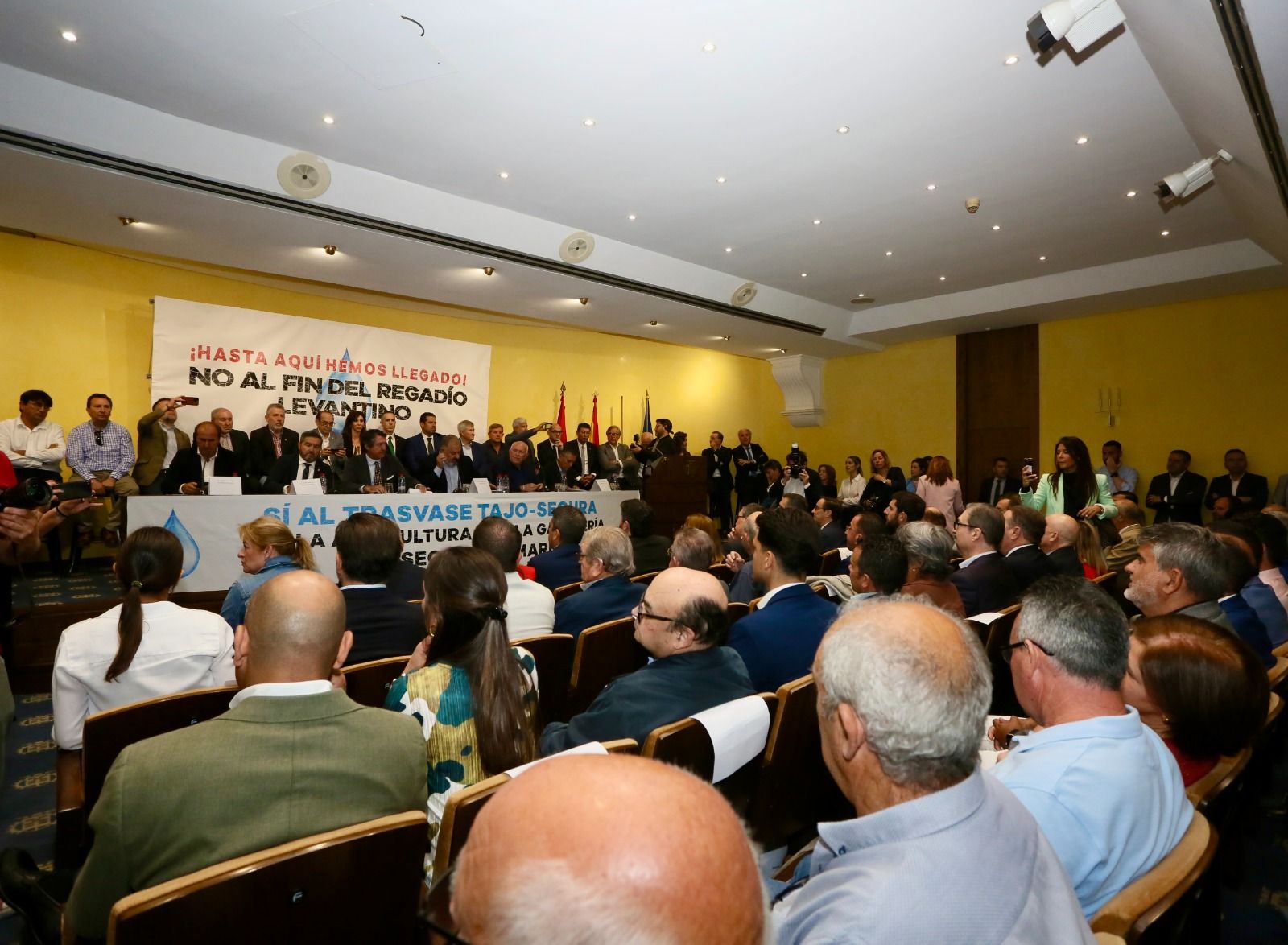Acte contra el canvi d'explotació del Tajo-Segura