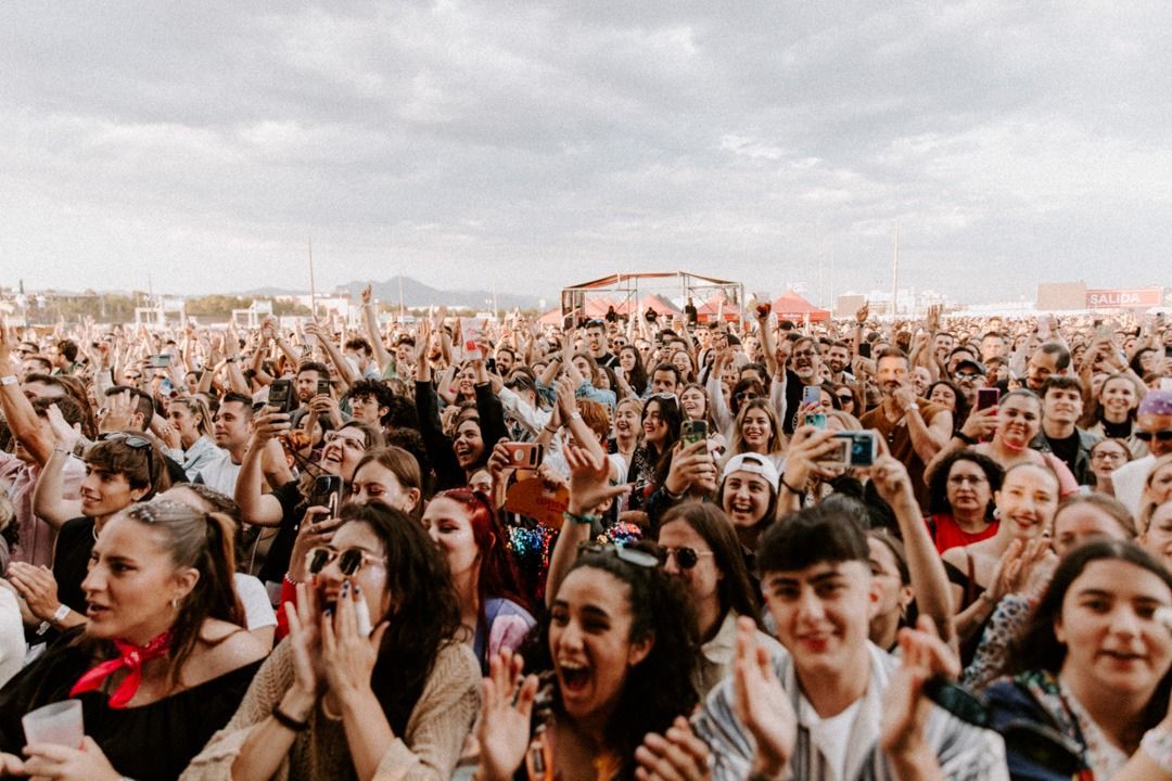 Multitud de personas en el Spring Festival