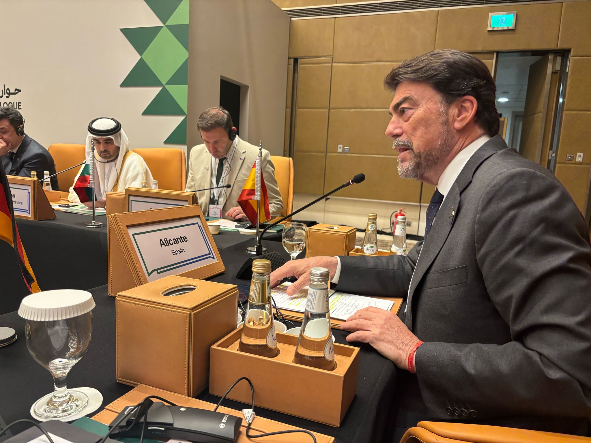 Intervención de Luis Barcala en la cumbre AECD en Arabia Saudí